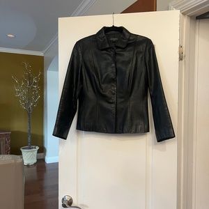 Classiques Entier Genuine Leather Jacket - Size Small
